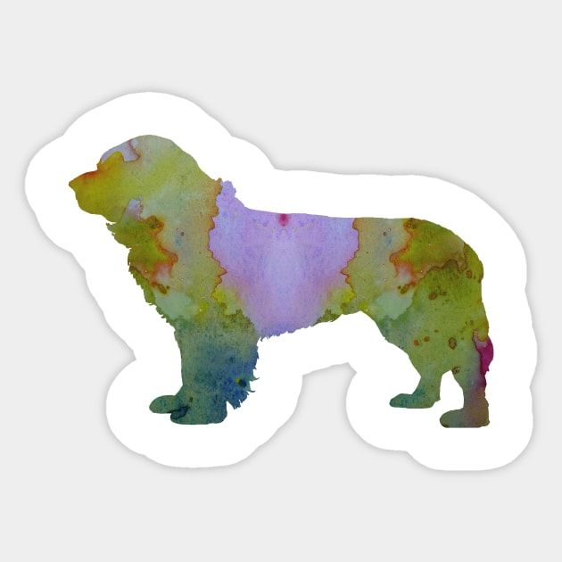 Newfoundland Dog Sticker by BittenByErmines